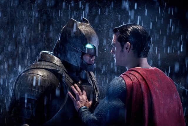 Ben Affleck and Henry Cavill in Batman v Superman