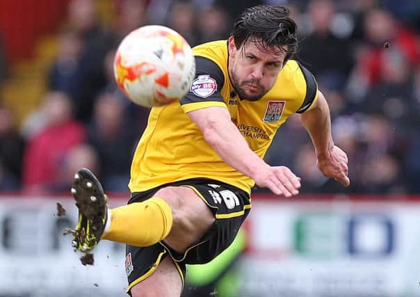 READY FOR THE RUN-IN - David Buchanan is targeting league two title