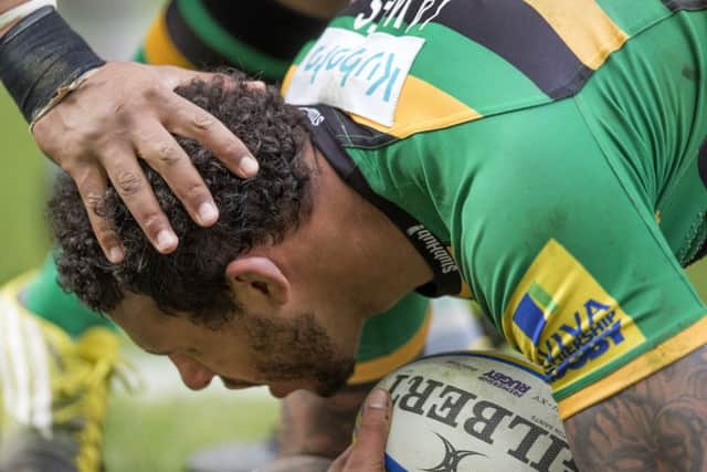 Courtney Lawes scored a long-awaited Saints try on Sunday (picture: Kirsty Edmonds)