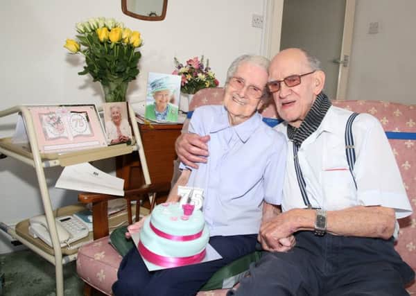 Fred and Marjorie Mawby, both 95, tied the knot on March 29, 1941, at The Methodist Church in Desborough