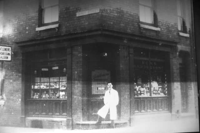 1 Hervey Street, Northampton - Barber Stephen Garofalo has passed away and his barbershop closing after 102 years. 
1949 - Ronald Garofalo NNL-160329-084738009