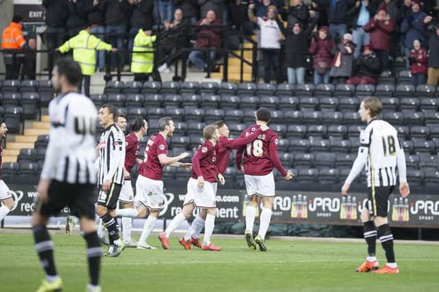 Rod McDonald scored his first Northampton goal in the reverse fixture at Meadow Lane (picture by Kirsty Edmonds)