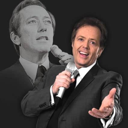 Jimmy Osmond in an Andy Williams tribute show