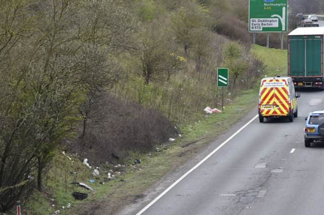 Chron readers are fed up of seeing swathes of litter along the A45.