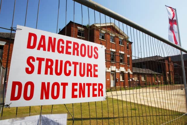 St Edmund's Hospital on Wellingborough Road has been empty since 1998. It now looks unlikely a development is going to take place any time soon. Last night there was another fire on the site.