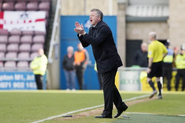 Chris Wilder urges his side on from the sidelines (pictures by Kirsty Edmonds)