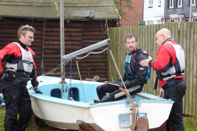 Getting introduced to the basics ashore at Rugby & Daventry SC