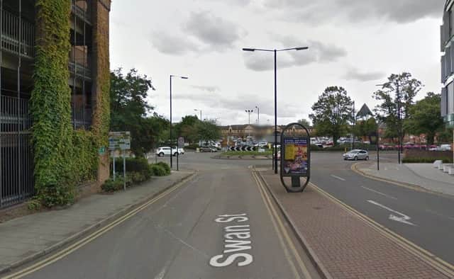 A man was found unconscious in Swan Street, Northampton
