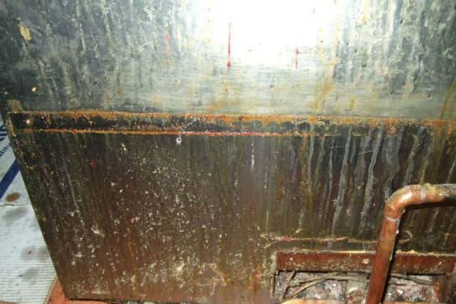 Food hygiene inspectors found  a build up of dirt and grease in the kitchen of Mumbai Dreams in Earl Street, Northampton