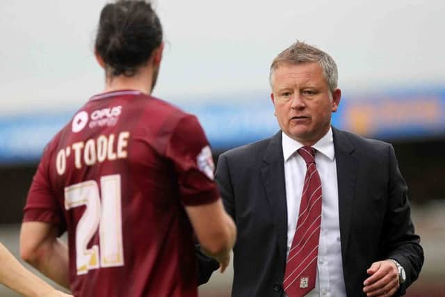 Chris Wilder has praised John-Joe O'Toole (picture: Sharon Lucey)