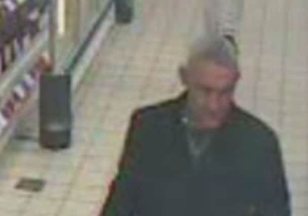 Officers would like to speak to the man pictured, or anyone who may recognise him.
