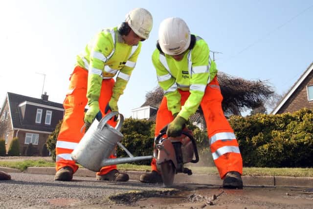 Northamptonshire will receive £711,000, enough to fill 13,415 potholes.