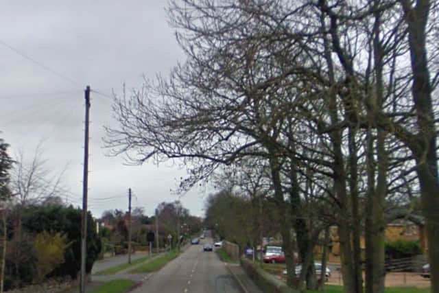 Four suspected burglars have been caught while trying to raid a house in Overstone.