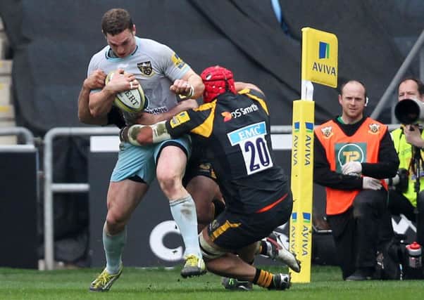 George North is not in Saints' matchday squad for the game at Saracens (picture: Sharon Lucey)