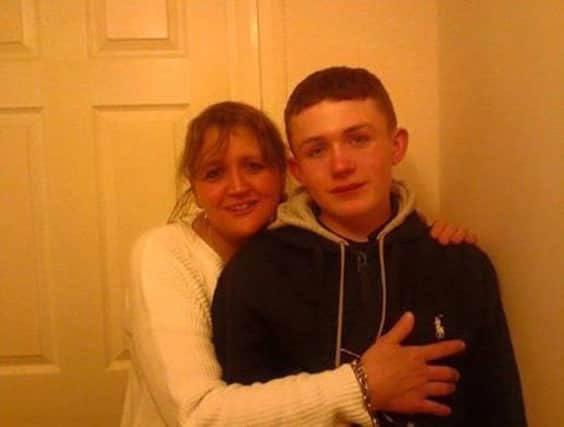 Ryan Stewart with mum Donna