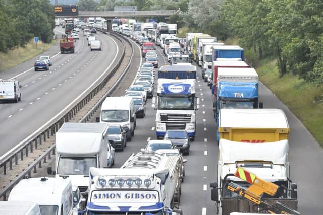 M1 traffic. Stock image.