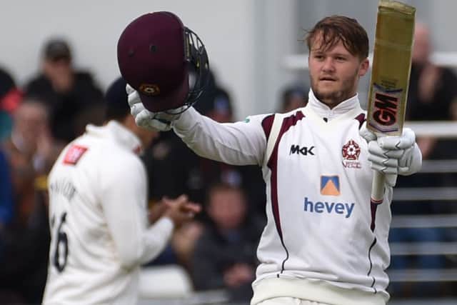 Ben Duckett was brilliant for Northants on day one of their clash with Sussex (picture: Dave Ikin)