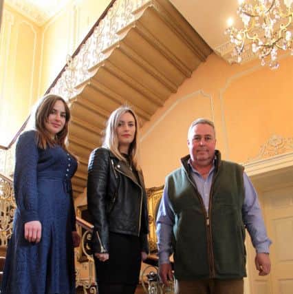 Operations manager Des Brack with project manager Lauren Minchington and Lincolnshire University conservation student Hannah Mayhew
