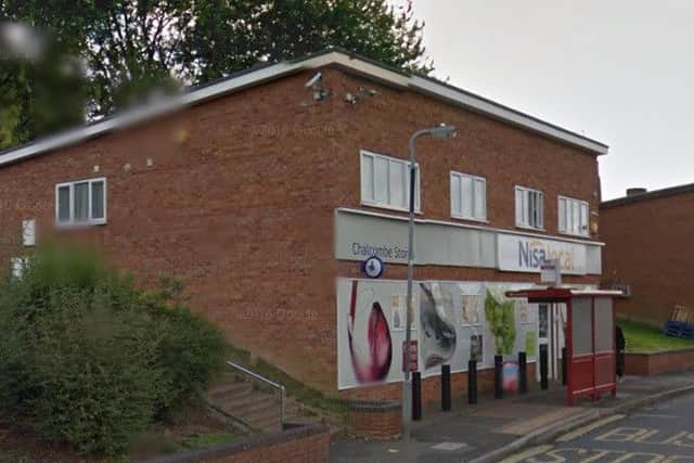 A man was threatened with a knife outside this Nisa Local in Kingsthorpe.