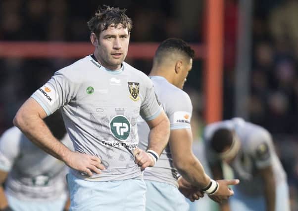 Michael Paterson, who came on as a replacement at Saracens on Saturday, will skipper Saints in the Mobbs Memorial match (picture: Kirsty Edmonds)