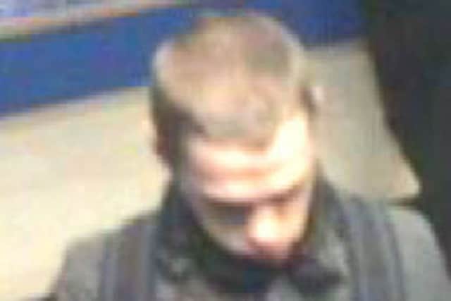 Police would like to speak to the man pictured following the theft of a bike from outside Lings Forum in Northampton