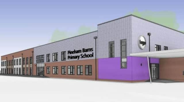 A new primary school is being built in Northampton
