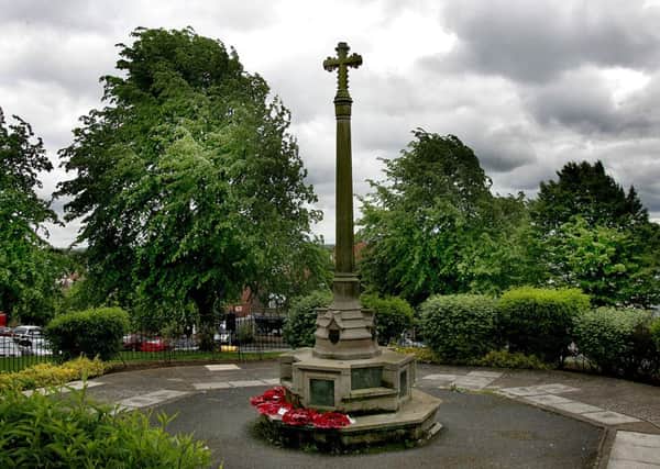 Earls Barton war memorial