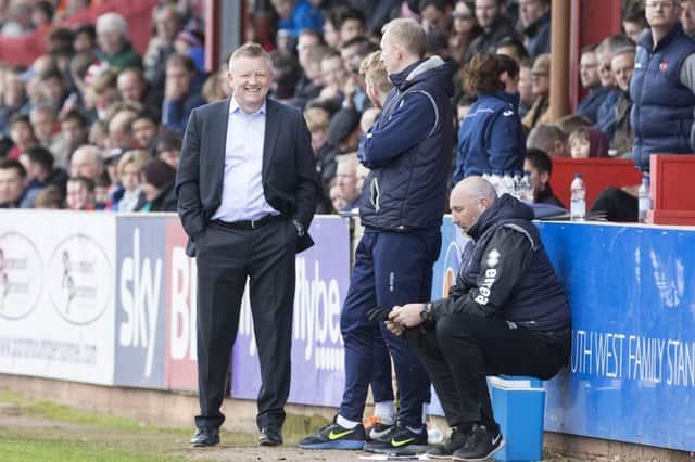 HE'S 'APPEH' - Cobblers boss Chris Wilder is 'very, very relaxed' about his future at Sixfields (Picture: Kirsty Edmonds)