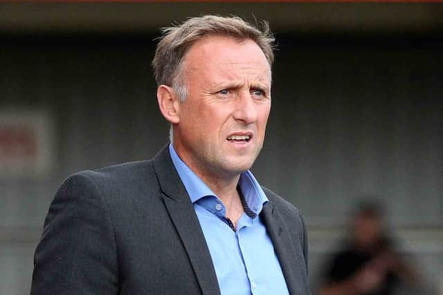 Crawley Town boss Mark Yates