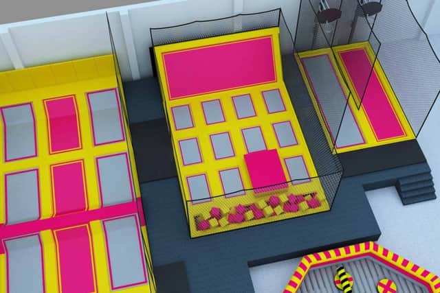 Boost Trampoline Park Northampton - 3D visuals.
