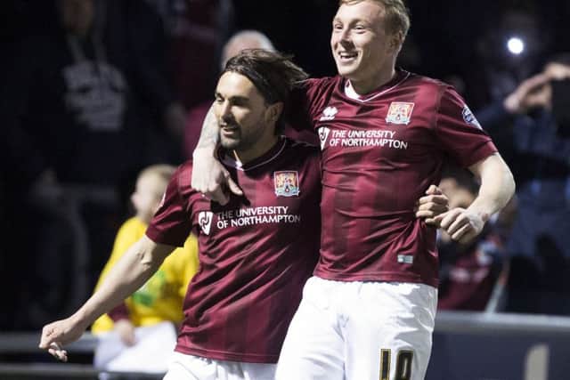 CREATIVE HUB - Ricky Holmes and Nicky Adams have excelled in the Cobblers' league two title-winning season, and Holmes believes they will shine in league one as well