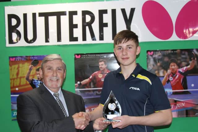 Alex Ramsden, pictured with John Blackband, chairman of ESTTA. Picture: Ted Cottrell