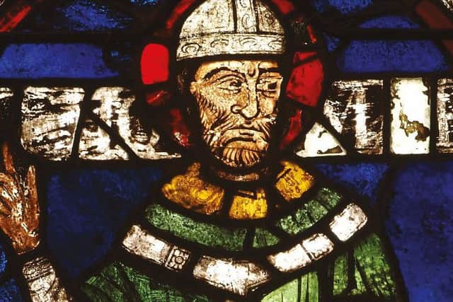 Thomas Becket, c.1120-1170, tried at Northampton Castle
in 1164 Image: Northamptonshire County Council