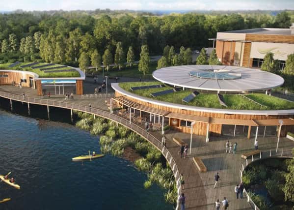 How the new visitor centre at Rushden Lakes will look