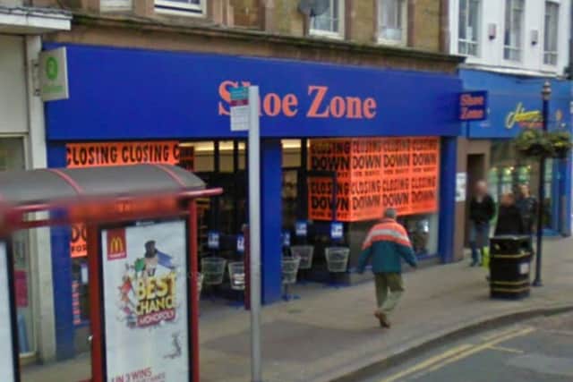 Staff at Shoezone in the Drapery detained a man they believed was wanted in connection with a series of innapropriate touching incidents in the town centre.