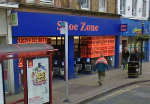 Staff at Shoezone in the Drapery detained a man they believed was wanted in connection with a series of innapropriate touching incidents in the town centre.