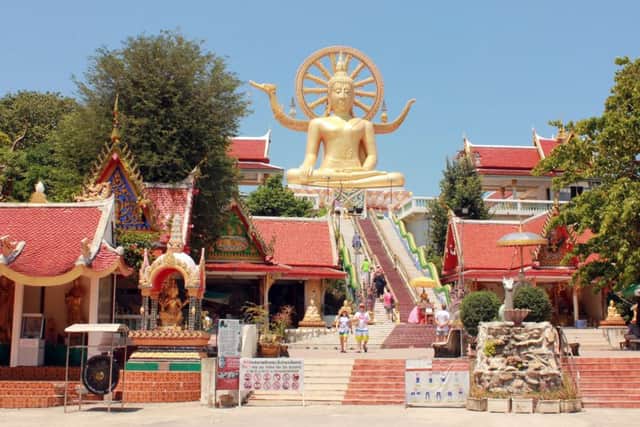 Wat Plai Laem, Koh Samui. PA Photo/Katie Wright. NNL-160426-164617001