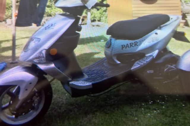 A disability scooter was stolen from a property in Whiting Court, Moulton