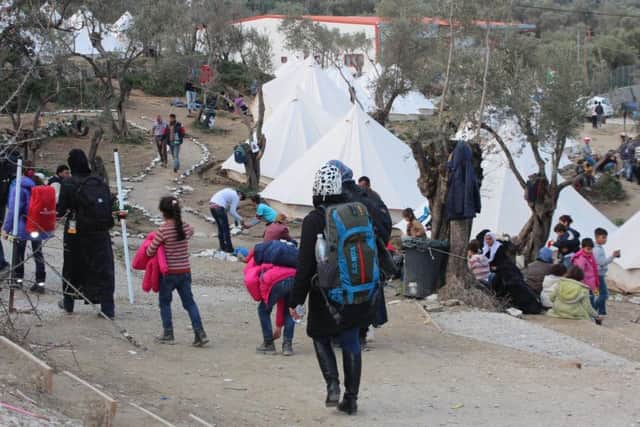 A refugee camp on Lesvos ANL-160321-104117001