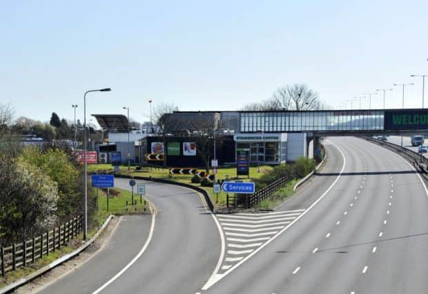 Newport Pagnell services on the M1
