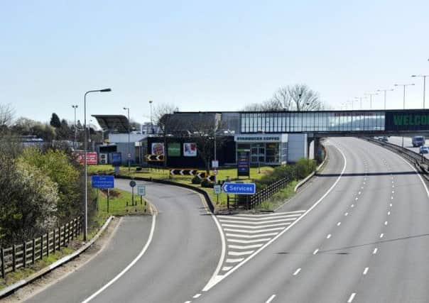 Newport Pagnell services on the M1