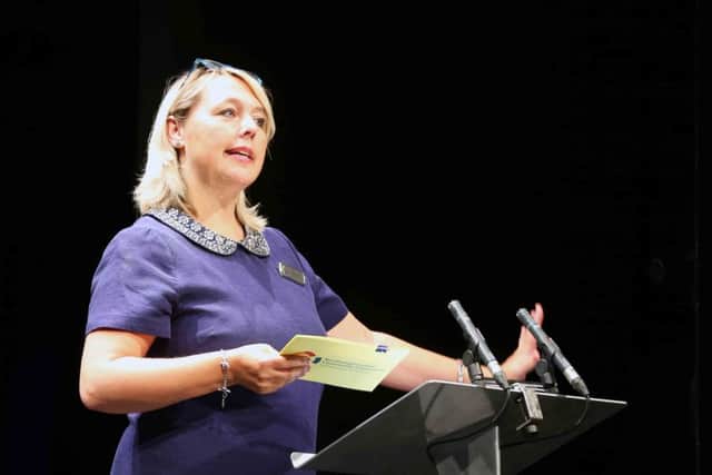 Northamptonshire Community Foundation Awards. Royal and Derngate, Guildhall Road, Northampton. Victoria Miles. NNL-140926-082817009