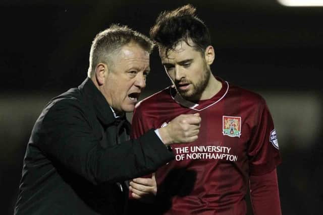Cobblers boss Chris Wilder is hopeful Brendan Moloney will be fit to play against Luton on Saturday
