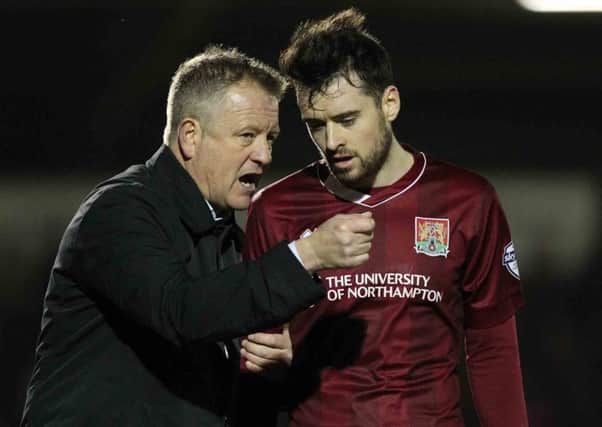 Cobblers boss Chris Wilder is hopeful Brendan Moloney will be fit to play against Luton on Saturday