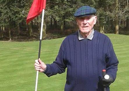 Wellingborough Golf Club member Arthur Ball achieved every golfers dream on a seniors away trip to Dunston Hall in Norwich on April Fools Day