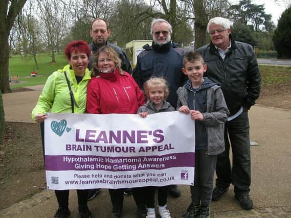 The fun run day in aid of Leanne's appeal