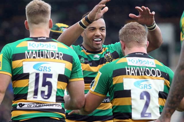 Mike Haywood scored the crucial second Saints try (pictures: Sharon Lucey)