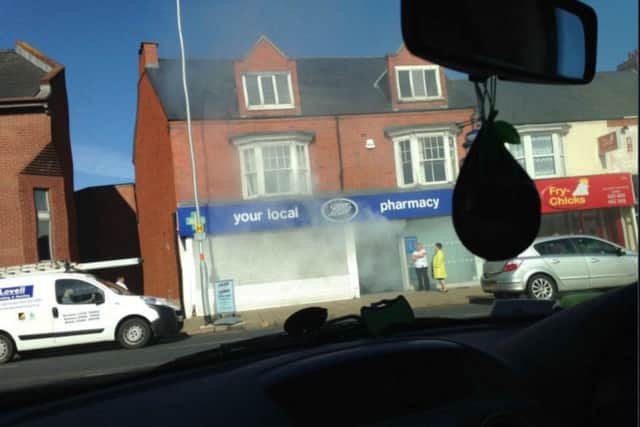 Firefighters were called out to the Boots in Kingsthorpe Pic by Melanie Smith via Twitter