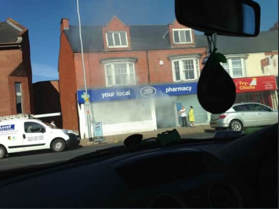 Firefighters were called out to the Boots in Kingsthorpe Pic by Melanie Smith via Twitter