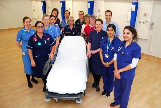 KGH staff in the new 'majors' unit.